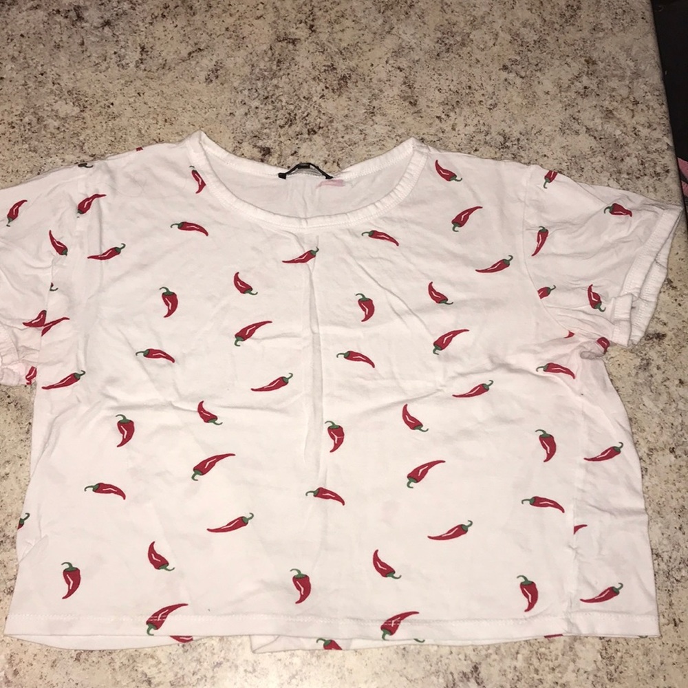 Chili pepper crop top